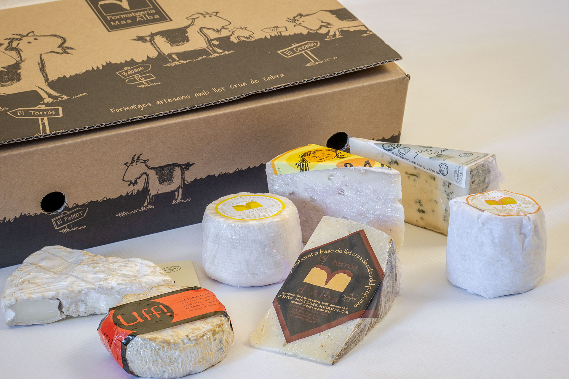 Pack degustació de formatges Mas Alba